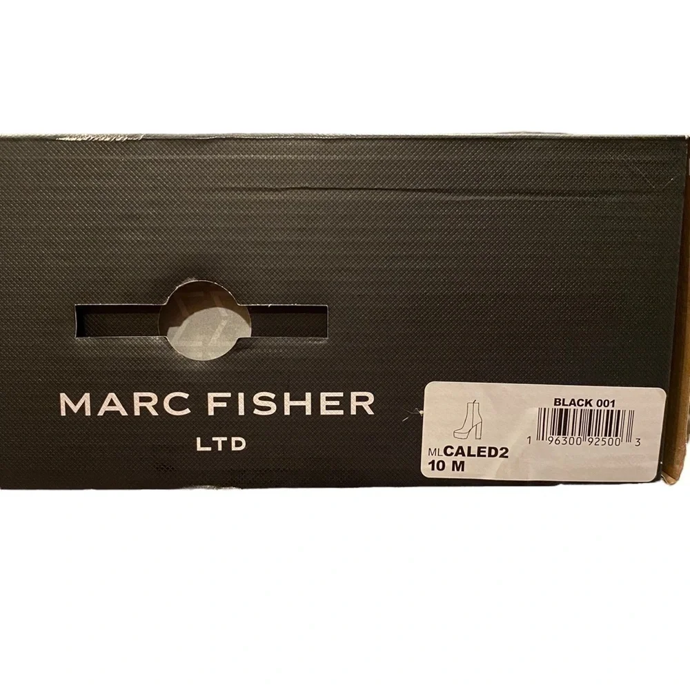 Marc Fisher Patent Leather Caled 2 Platform Bootie NIB 10